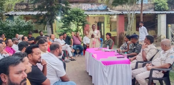 भूली में दुर्गा पूजा को लेकर शांति समिति की बैठक, डीजे बजाने पर सख्ती
